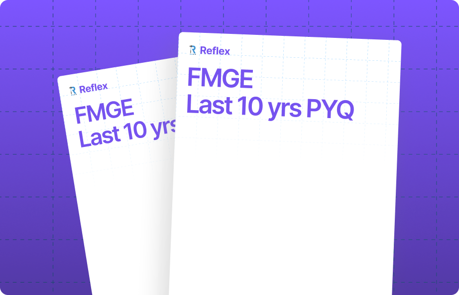 Cover of FMGE Top 50 PYQs: Part 1